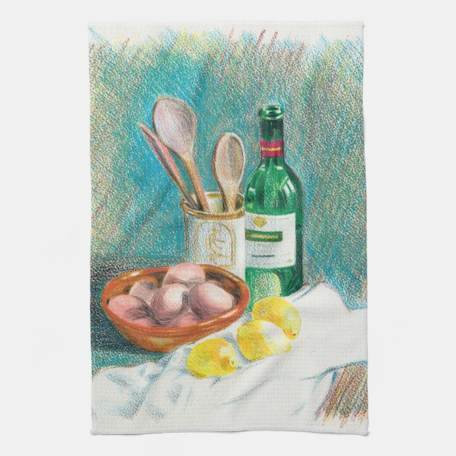 Paño De Cocina Desayuno por vida (Vertical)