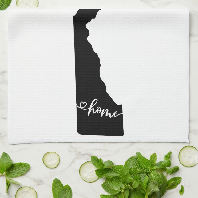 Paño De Cocina Desconocimiento del corazón de esquema de estado d (Doblado)