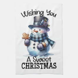 Paño De Cocina Deseándote un dulce Navidad