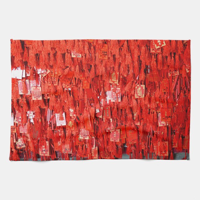 Paño De Cocina Deseos rojos (Horizontal)