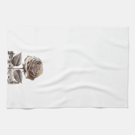 Paño De Cocina Desert Rose, Vintage Botanical Flower