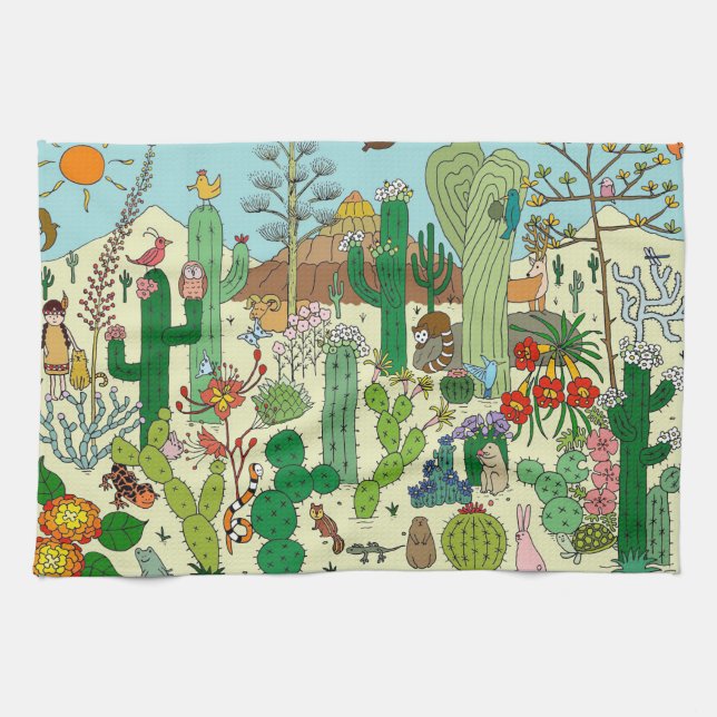 Paño De Cocina Desierto de Arizona (Horizontal)