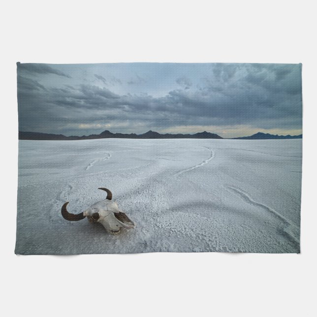 Paño De Cocina Desiertos | Bonneville Salt Flats Utah (Horizontal)