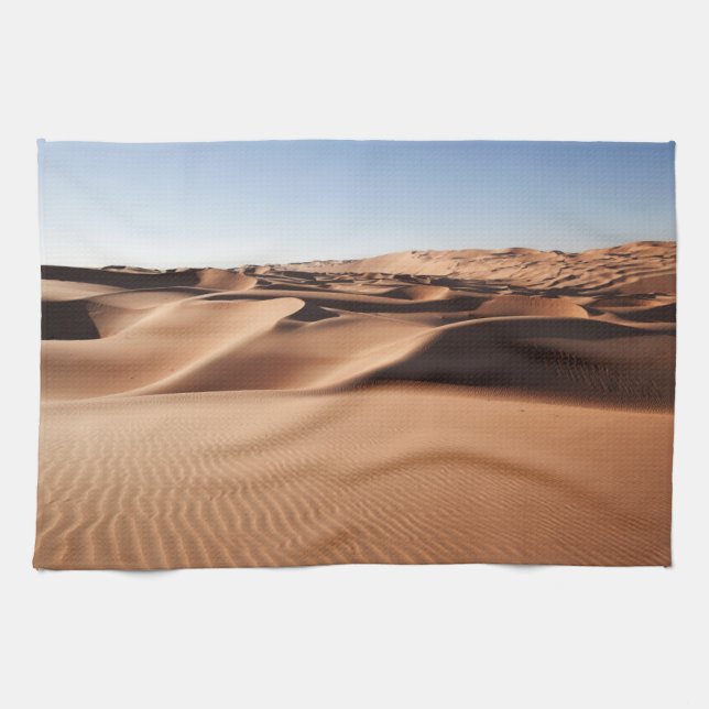 Paño De Cocina Desiertos | Dunas de arena de los Emiratos Árabes  (Horizontal)