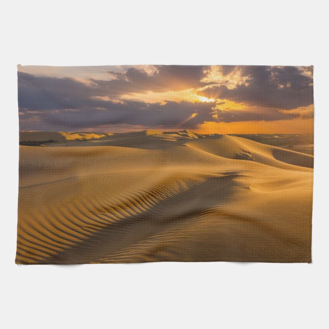 Paño De Cocina Desiertos | Paisaje de dunas de arena (Horizontal)