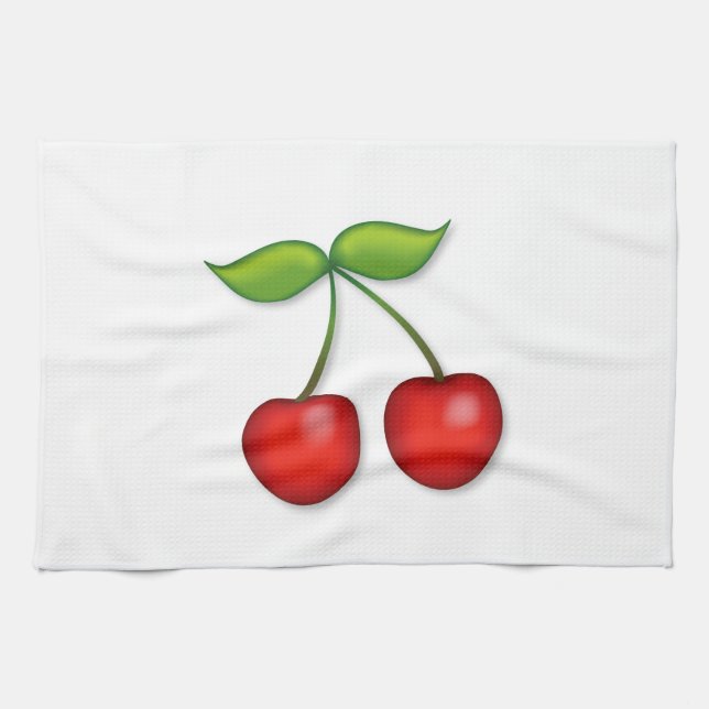 Paño De Cocina Despierta las cerezas (Horizontal)