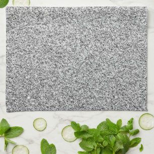 Paño De Cocina Destellos de luz gris plateada