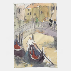 Paño De Cocina Destinos  Venecia Plein Air Gondola Ride