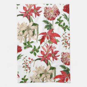 Paño De Cocina día de fiesta moderno del vintage floral