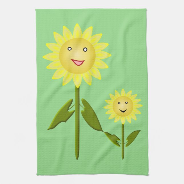 Paño De Cocina Día de la Madre girasoles (Vertical)