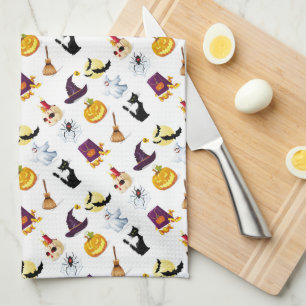 Paño De Cocina Día de las Brujas