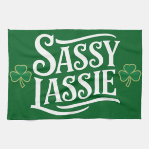 Paño De Cocina Día de los Patrocinadores Chica irlandés de Lassie