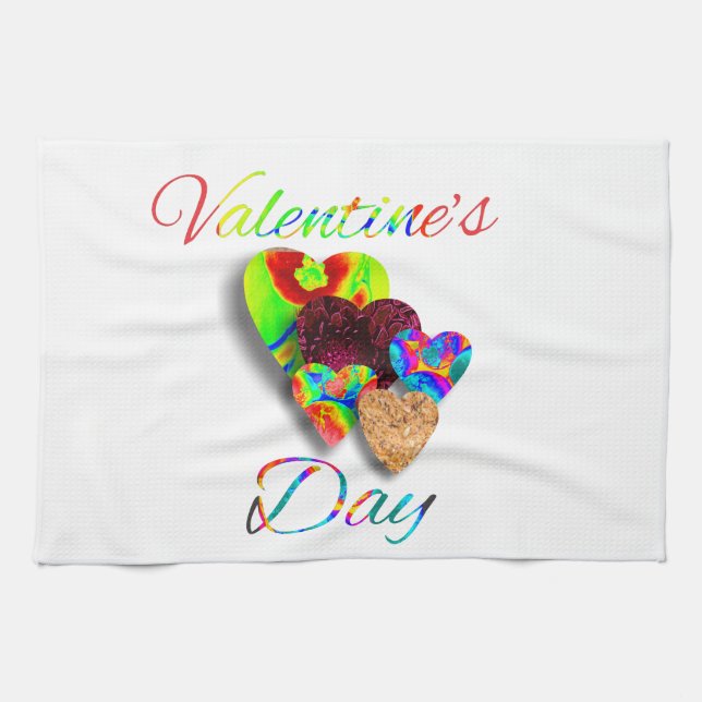 Paño De Cocina día de san valentín (Horizontal)