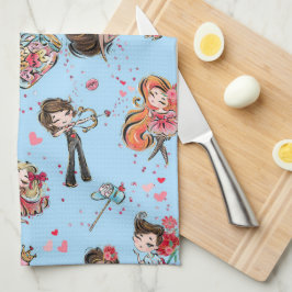 Paño De Cocina Día de San Valentín