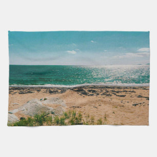 Paño De Cocina Día de verano en la playa en el archipiélago sueco