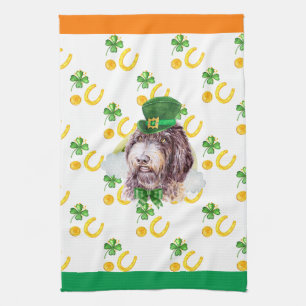 Paño De Cocina Día del Día de San Patricio de vacaciones en casa 