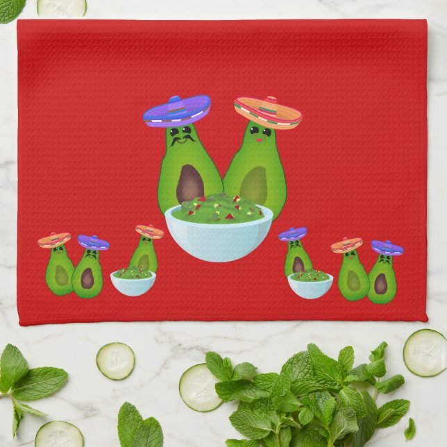 Paño De Cocina Día del Guacamole (Doblado)