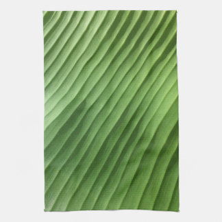 Paño De Cocina Diagonal verde hoja