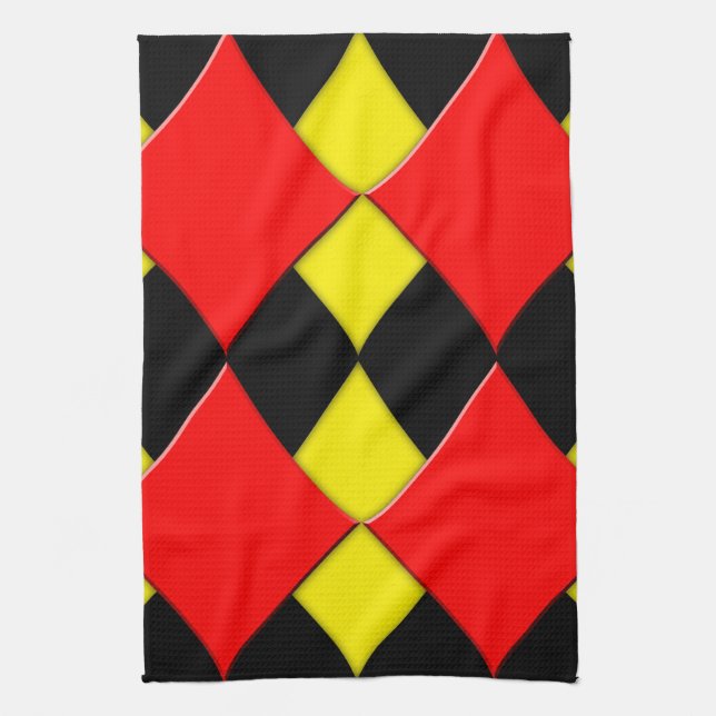 Paño De Cocina Diamantes (Vertical)