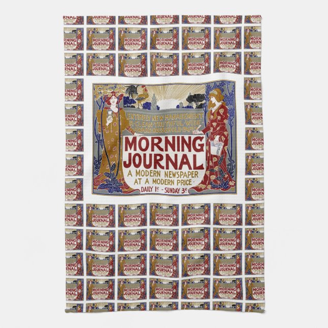 Paño De Cocina Diario de la mañana (Vertical)