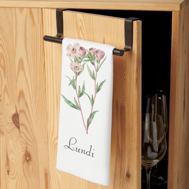 Paño De Cocina *Días de semana FR2.1LUN (Lundi) - (Pliegue de tercios)