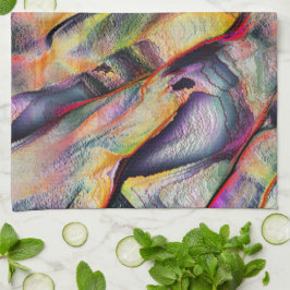 Paño De Cocina Dibujado con rugosidad y acuarela virtual