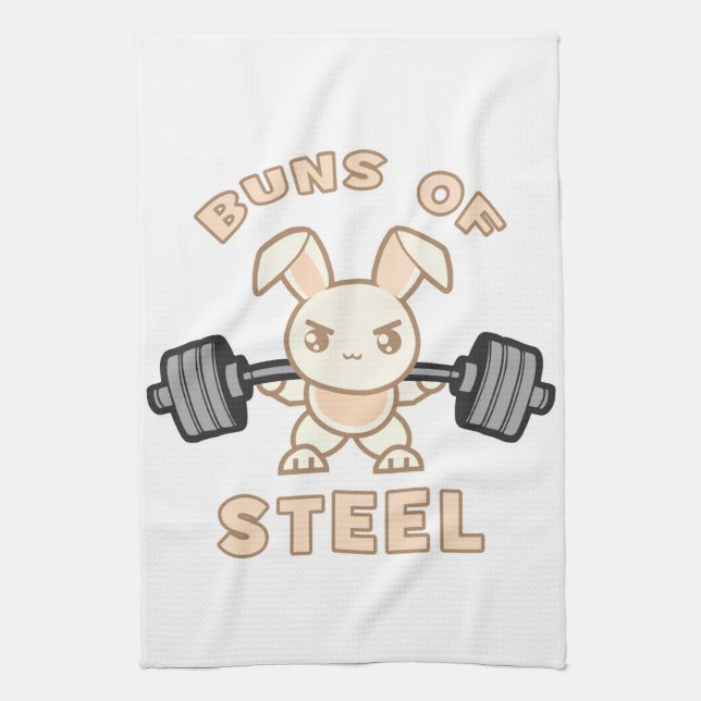 Paño De Cocina Dibujo animado del conejito del entrenamiento - (Vertical)
