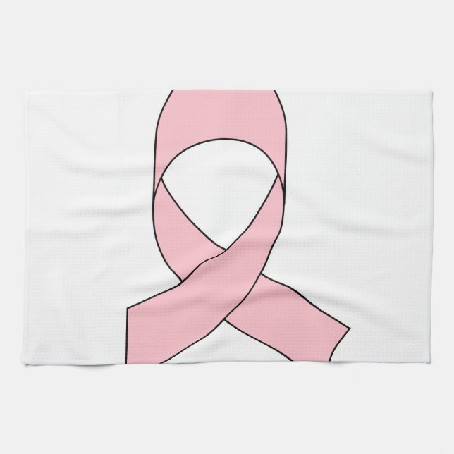 Paño De Cocina Dibujo de cinta rosada (Horizontal)