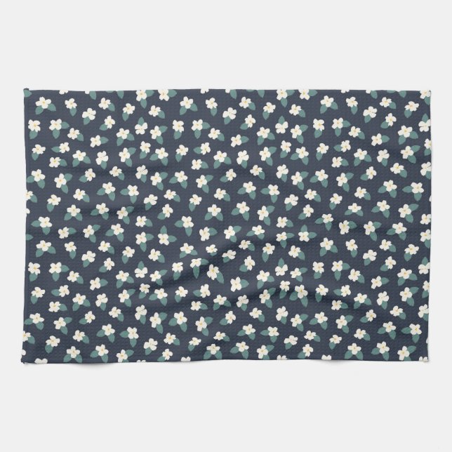 Paño De Cocina Dibujo de flor (Horizontal)