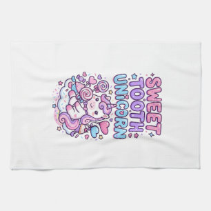 Paño De Cocina Diente Dulce Unicornio Unicornio Lindo Pastel Rega