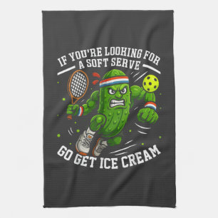 Paño De Cocina Dill Funny Jugando Pickleball