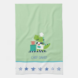 Paño De Cocina Dinosaur Chef Kitchen Towel