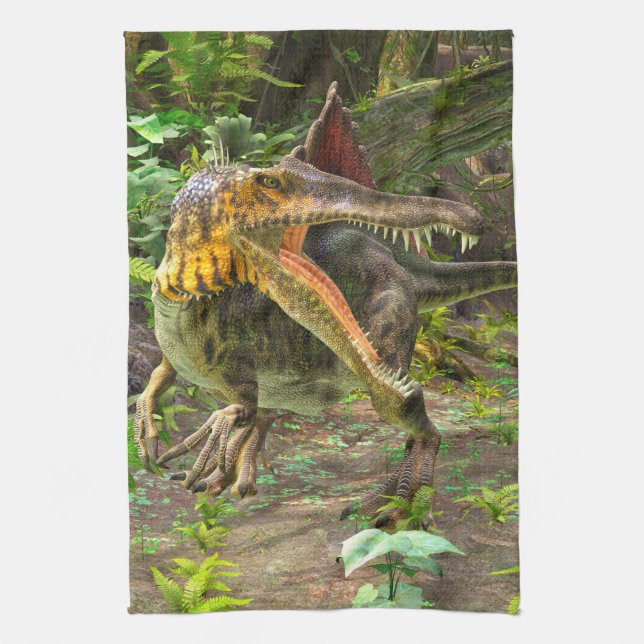 Paño De Cocina Dinosaurio Spinosaurus (Vertical)