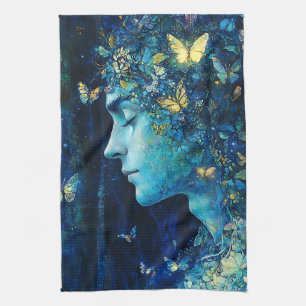 Paño De Cocina Diosa del Bosque Encantado con Mariposas (7)