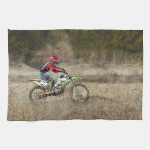 Paño De Cocina Dirt Bike Riding