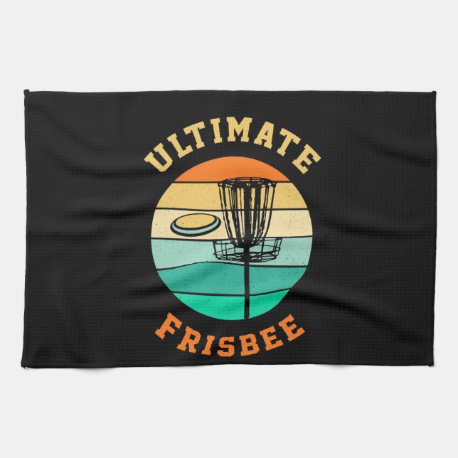 Paño De Cocina Disc Golf Ultimate Frisbee (Horizontal)