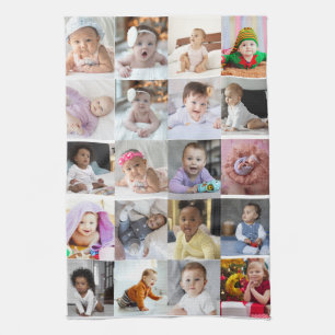 Paño De Cocina Diseñar su propio Collage de fotos de 20