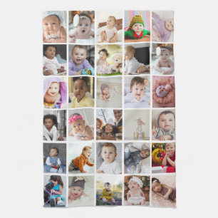 Paño De Cocina Diseñar su propio Collage de fotos de 30