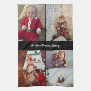 Paño De Cocina Diseñar su propio Collage de fotos de 5