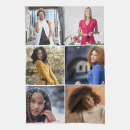 Paño De Cocina Diseñar su propio Collage de fotos de 6