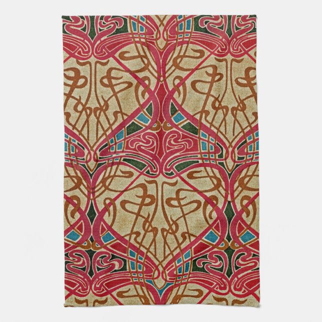 Paño De Cocina Diseño #9 de Nouveau del arte en Emporio Moffa (Vertical)