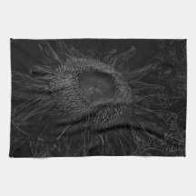 Diseño blanco y negro del bosquejo del girasol