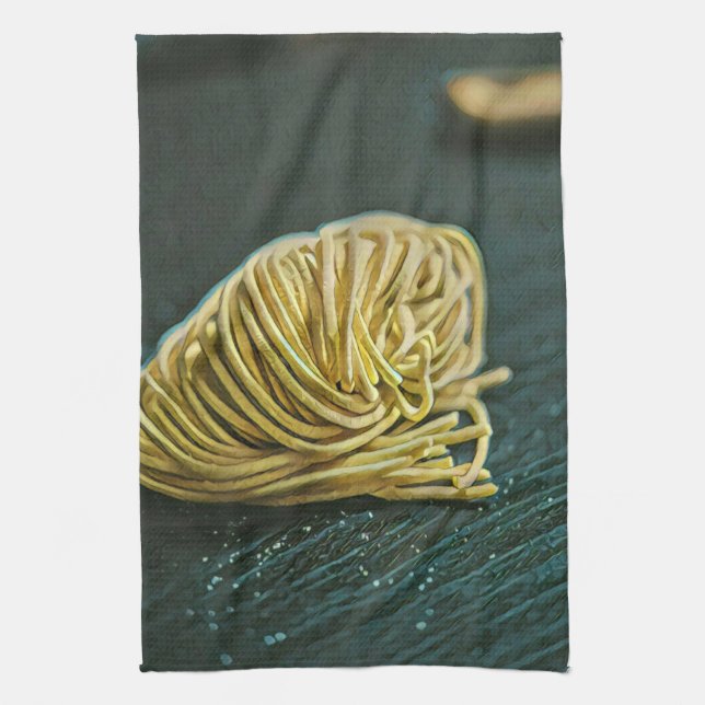 Paño De Cocina Diseño de amante de los fideos (Vertical)