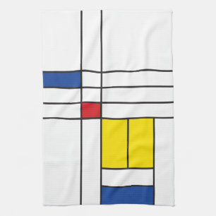 Paño De Cocina Diseño de Arte Moderno Minimalista De Stijl Mondri