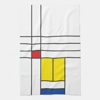 Paño De Cocina Diseño de Arte Moderno Minimalista De Stijl Mondri
