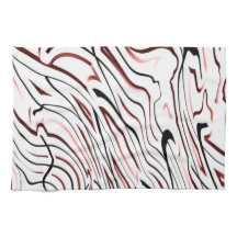 Diseño de banda de rayas blancas rojas