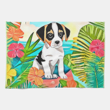 Diseño de cachorro paradisíaco