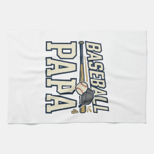 Paño De Cocina Diseño de camiseta con grabado vintage de Papá de 