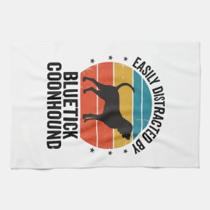 Paño De Cocina Diseño de camiseta de amante de perros vintage Blu