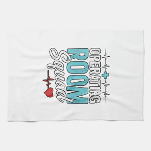 Paño De Cocina Diseño de camiseta de enfermera quirúrgica del equ